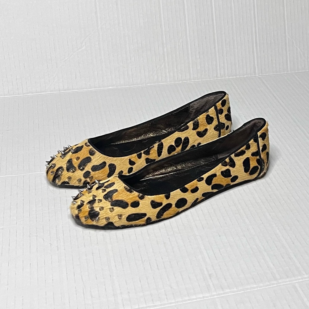 SENSO Leopard Calf Hair Ballet Flats